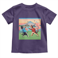 Funny Kendo Cat Toddler T Shirt Samurai Martial Arts - Wonder Print Shop