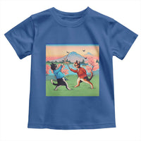 Funny Kendo Cat Toddler T Shirt Samurai Martial Arts - Wonder Print Shop