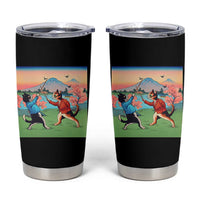 Funny Kendo Cat Tumbler Cup Samurai Martial Arts - Wonder Print Shop