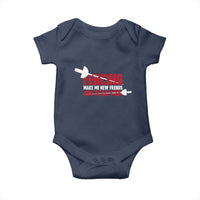 Funny Fencer Baby Onesie Fencing Make Me New Friends And Stab Them - Wonder Print Shop