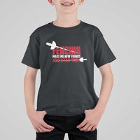 Funny Fencer T Shirt For Kid Fencing Make Me New Friends And Stab Them - Wonder Print Shop