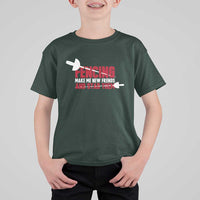 Funny Fencer T Shirt For Kid Fencing Make Me New Friends And Stab Them - Wonder Print Shop