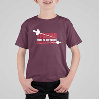 Funny Fencer T Shirt For Kid Fencing Make Me New Friends And Stab Them - Wonder Print Shop