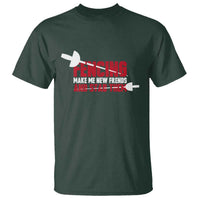 Funny Fencer T Shirt Fencing Make Me New Friends And Stab Them - Wonder Print Shop
