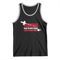 Funny Fencer Tank Top Fencing Make Me New Friends And Stab Them - Wonder Print Shop