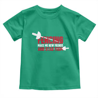 Funny Fencer Toddler T Shirt Fencing Make Me New Friends And Stab Them - Wonder Print Shop