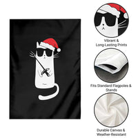 Funny Cat Fencing Christmas Garden Flag Cute Kitty Lover - Wonder Print Shop