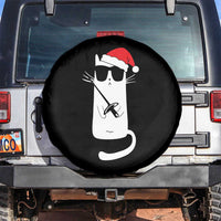 Funny Cat Fencing Christmas Spare Tire Cover Cute Kitty Lover - Wonder Print Shop