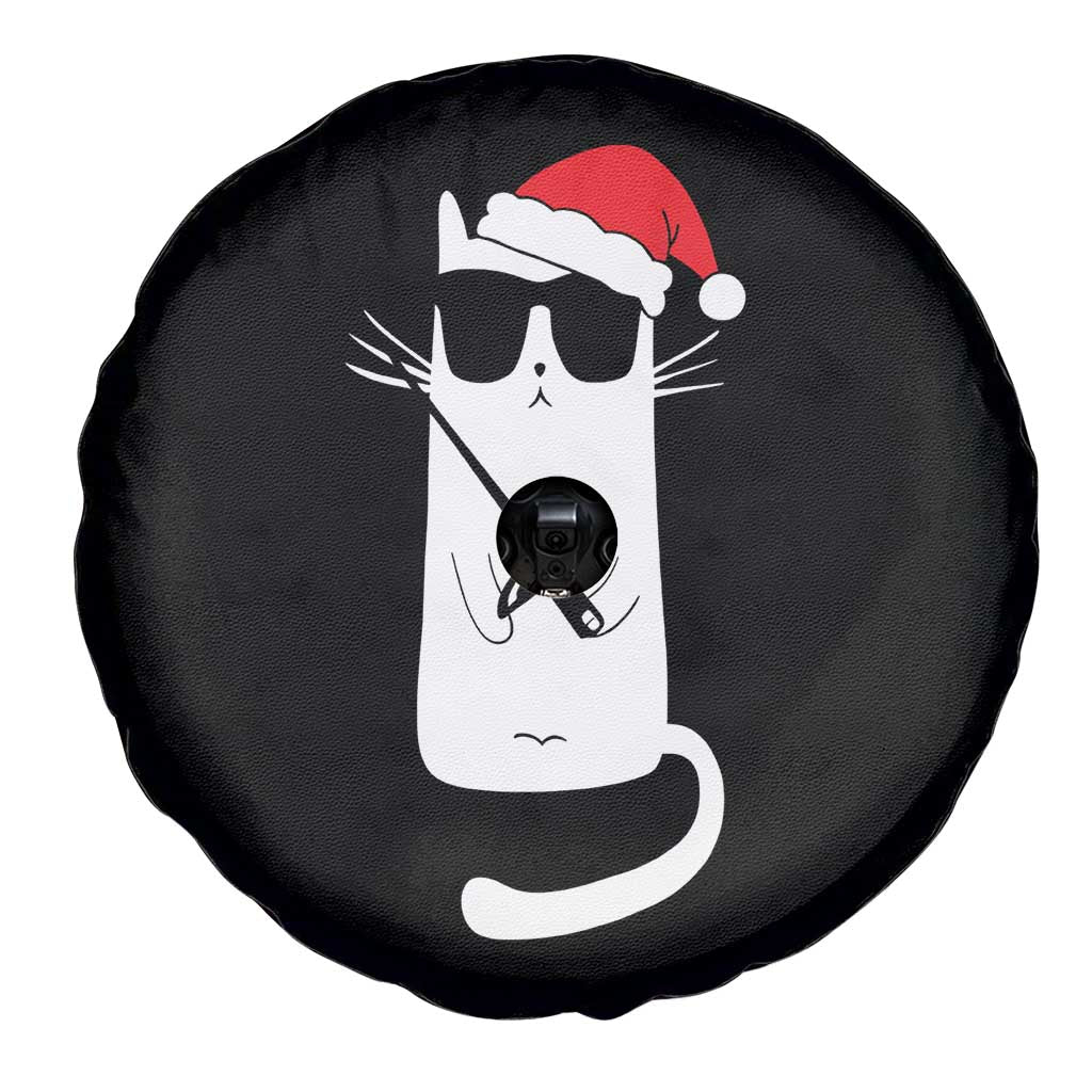 Funny Cat Fencing Christmas Spare Tire Cover Cute Kitty Lover - Wonder Print Shop