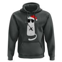 Funny Cat Fencing Christmas Hoodie Cute Kitty Lover - Wonder Print Shop