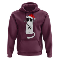 Funny Cat Fencing Christmas Hoodie Cute Kitty Lover - Wonder Print Shop