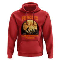 Funny Fencing Halloween Hoodie You Call It Fencing Zombie Survival - Wonder Print Shop