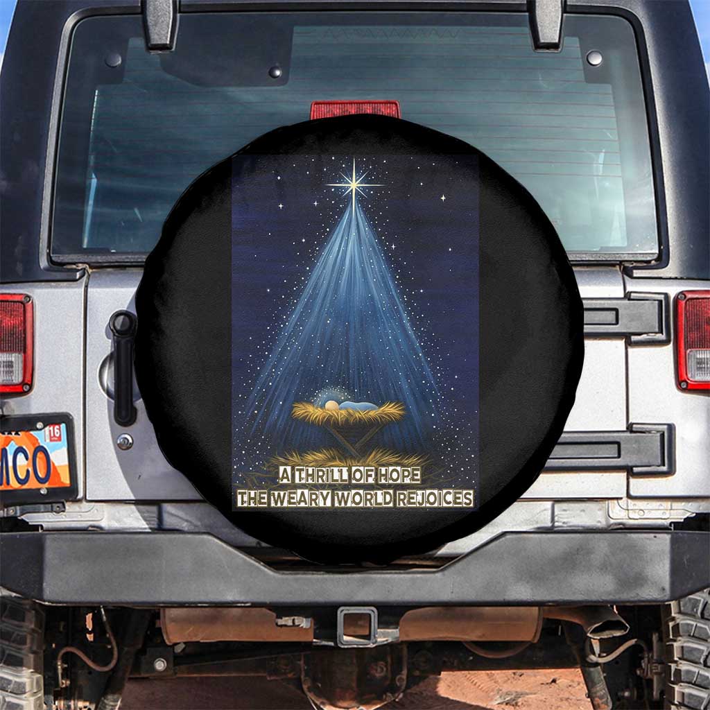 Nativity Scene Christmas Spare Tire Cover Biible Baby Jesus Christian - Wonder Print Shop