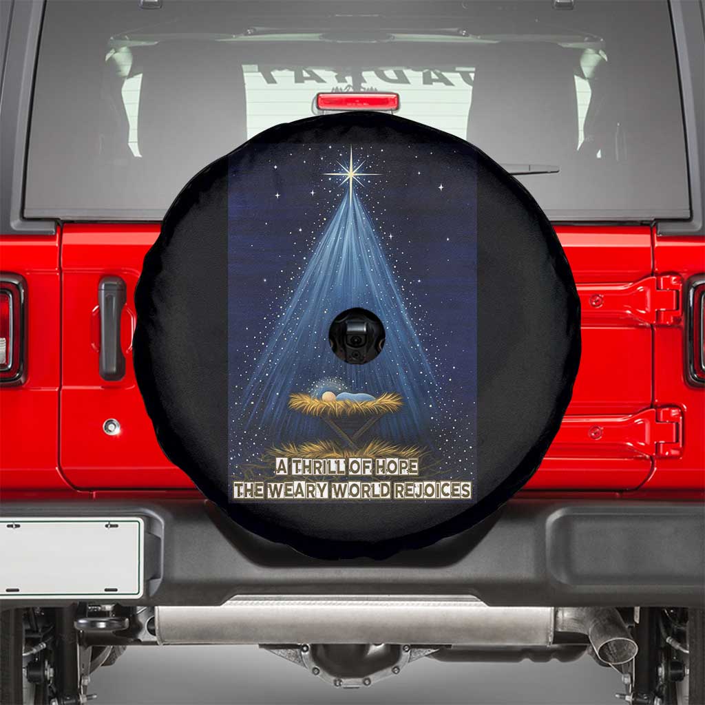 Nativity Scene Christmas Spare Tire Cover Biible Baby Jesus Christian - Wonder Print Shop