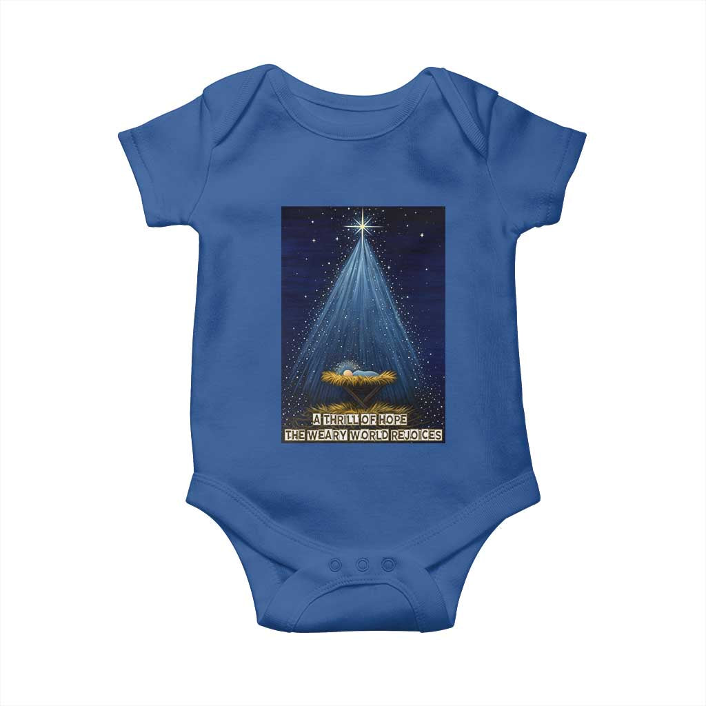 Nativity Scene Christmas Baby Onesie Biible Baby Jesus Christian - Wonder Print Shop