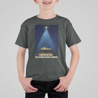 Nativity Scene Christmas T Shirt For Kid Biible Baby Jesus Christian - Wonder Print Shop