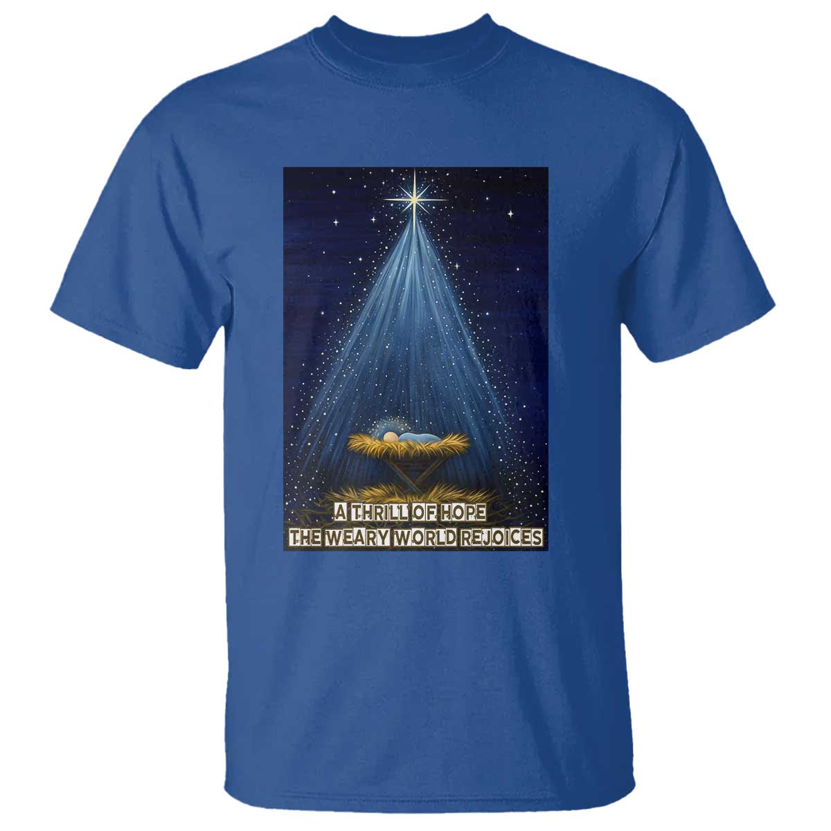 Nativity Scene Christmas T Shirt Biible Baby Jesus Christian - Wonder Print Shop