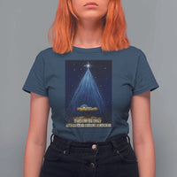 Nativity Scene Christmas T Shirt For Women Biible Baby Jesus Christian - Wonder Print Shop