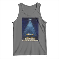 Nativity Scene Christmas Tank Top Biible Baby Jesus Christian - Wonder Print Shop