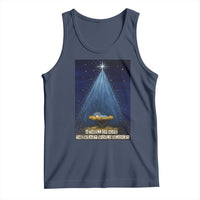 Nativity Scene Christmas Tank Top Biible Baby Jesus Christian - Wonder Print Shop