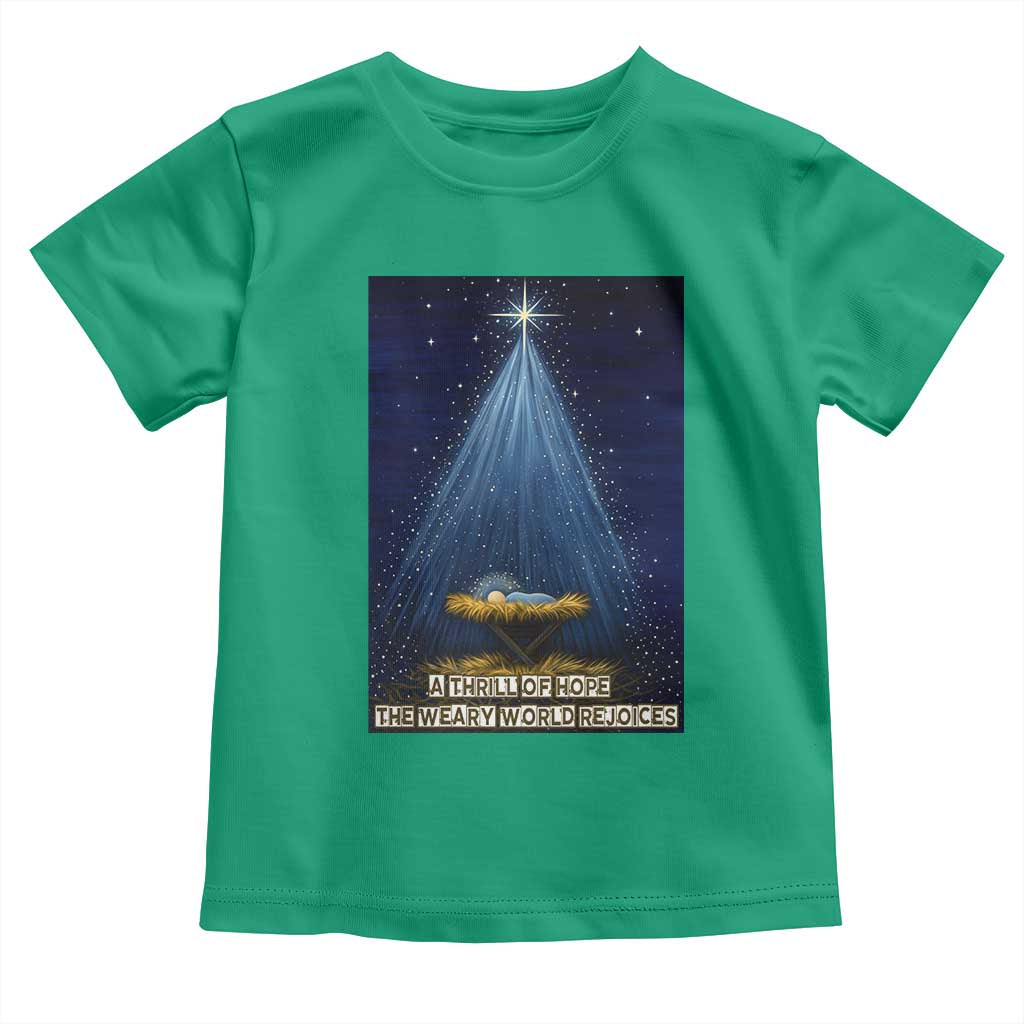 Nativity Scene Christmas Toddler T Shirt Biible Baby Jesus Christian - Wonder Print Shop