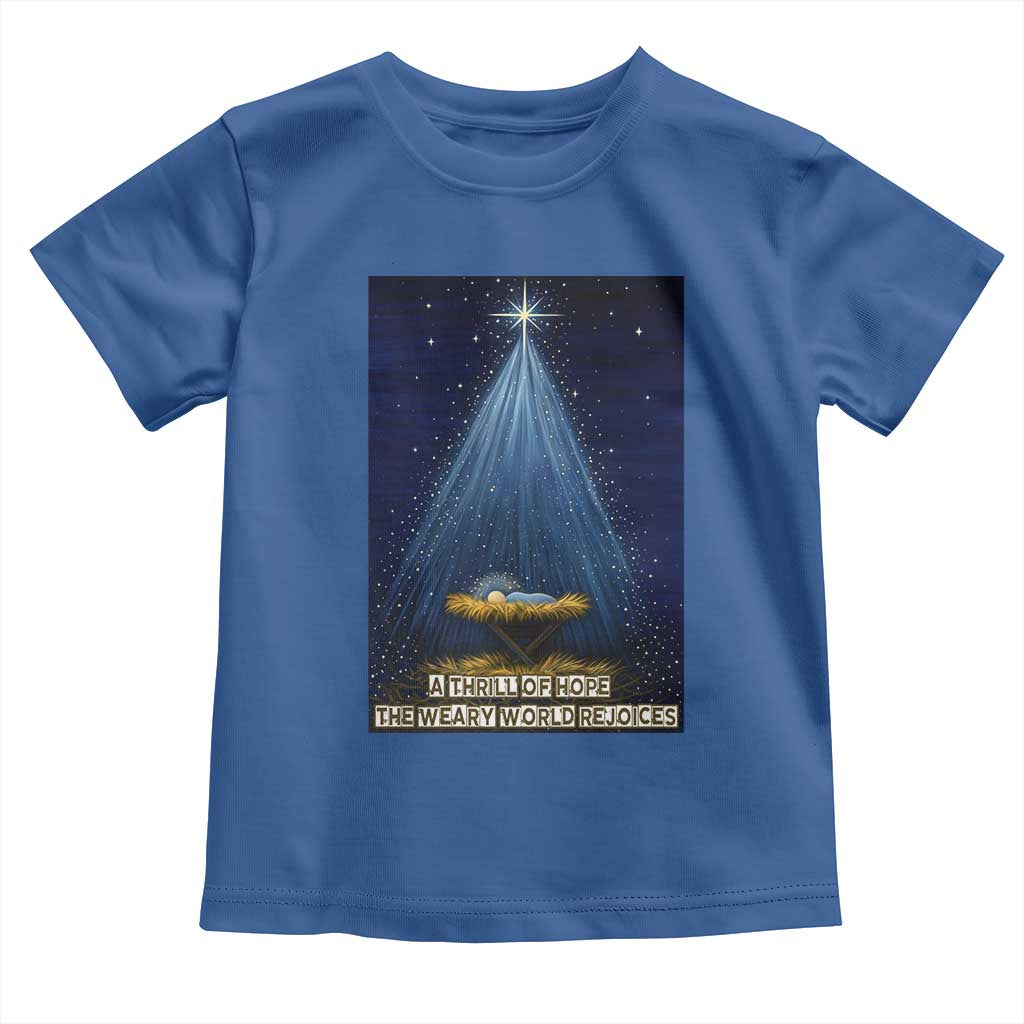 Nativity Scene Christmas Toddler T Shirt Biible Baby Jesus Christian - Wonder Print Shop