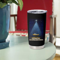 Nativity Scene Christmas Tumbler Cup Biible Baby Jesus Christian - Wonder Print Shop