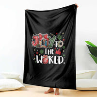 Nativity Scene Christmas Throw Blanket Joy To The World - Wonder Print Shop