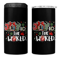 Nativity Scene Christmas 4 in 1 Can Cooler Tumbler Joy To The World - Wonder Print Shop