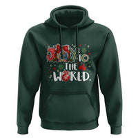 Nativity Scene Christmas Hoodie Joy To The World - Wonder Print Shop