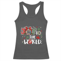 Nativity Scene Christmas Racerback Tank Top Joy To The World - Wonder Print Shop