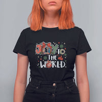 Nativity Scene Christmas T Shirt For Women Joy To The World - Wonder Print Shop