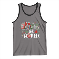 Nativity Scene Christmas Tank Top Joy To The World - Wonder Print Shop