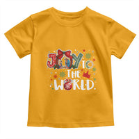 Nativity Scene Christmas Toddler T Shirt Joy To The World - Wonder Print Shop