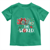 Nativity Scene Christmas Toddler T Shirt Joy To The World - Wonder Print Shop