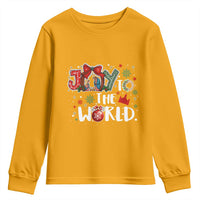 Nativity Scene Christmas Youth Sweatshirt Joy To The World - Wonder Print Shop