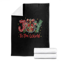 Jesus Christmas Throw Blanket Joy To The World - Wonder Print Shop