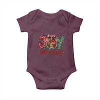 Jesus Christmas Baby Onesie Joy To The World - Wonder Print Shop