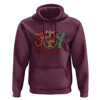 Jesus Christmas Hoodie Joy To The World - Wonder Print Shop