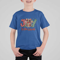 Jesus Christmas T Shirt For Kid Joy To The World - Wonder Print Shop