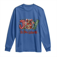Jesus Christmas Long Sleeve Shirt Joy To The World - Wonder Print Shop