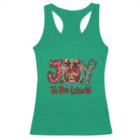 Jesus Christmas Racerback Tank Top Joy To The World - Wonder Print Shop
