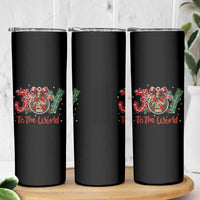 Jesus Christmas Skinny Tumbler Joy To The World - Wonder Print Shop