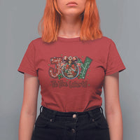Jesus Christmas T Shirt For Women Joy To The World - Wonder Print Shop