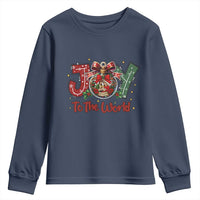 Jesus Christmas Youth Sweatshirt Joy To The World - Wonder Print Shop
