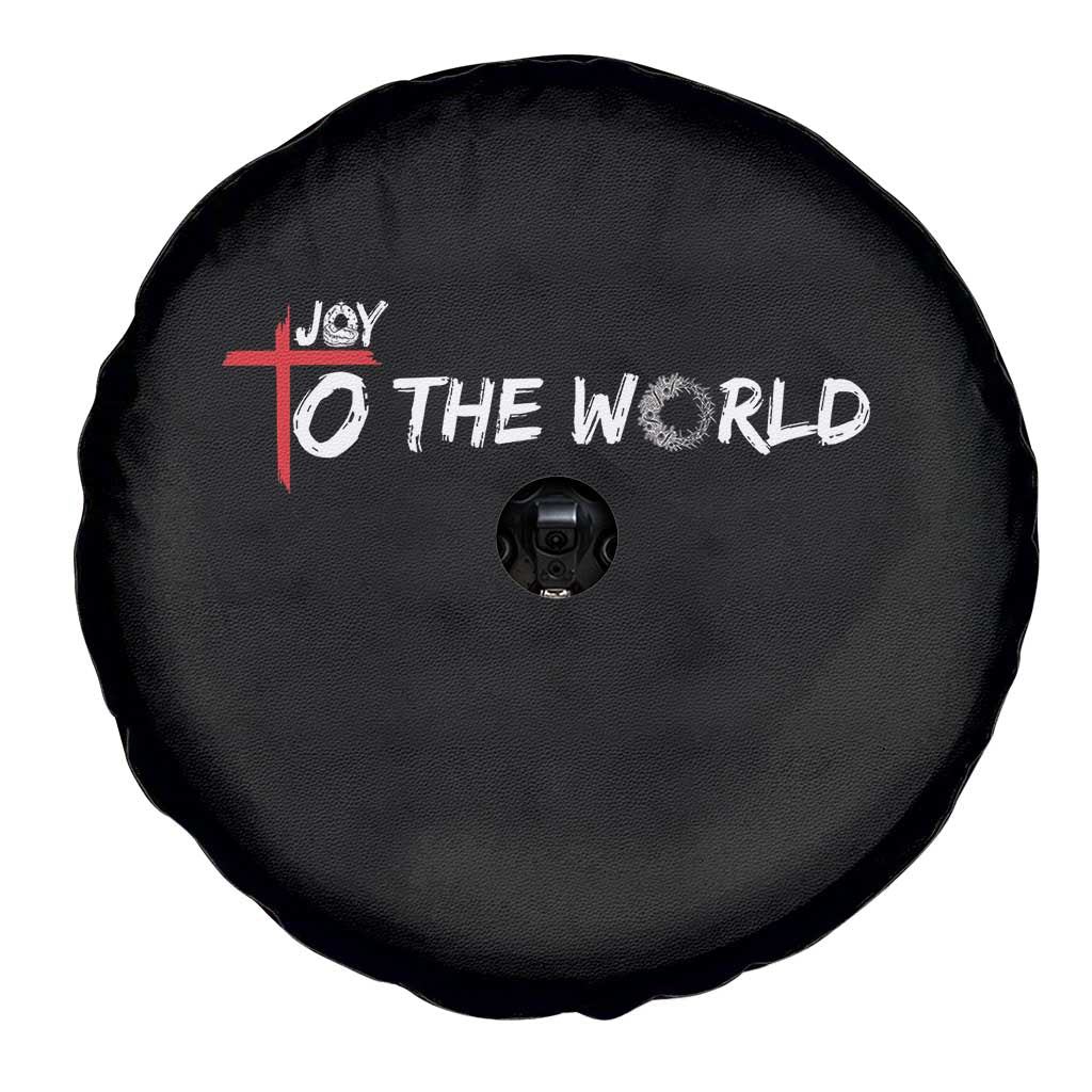 Jesus Christian Christmas Spare Tire Cover Joy To The World - Wonder Print Shop