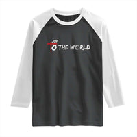 Jesus Christian Christmas Raglan Shirt Joy To The World - Wonder Print Shop