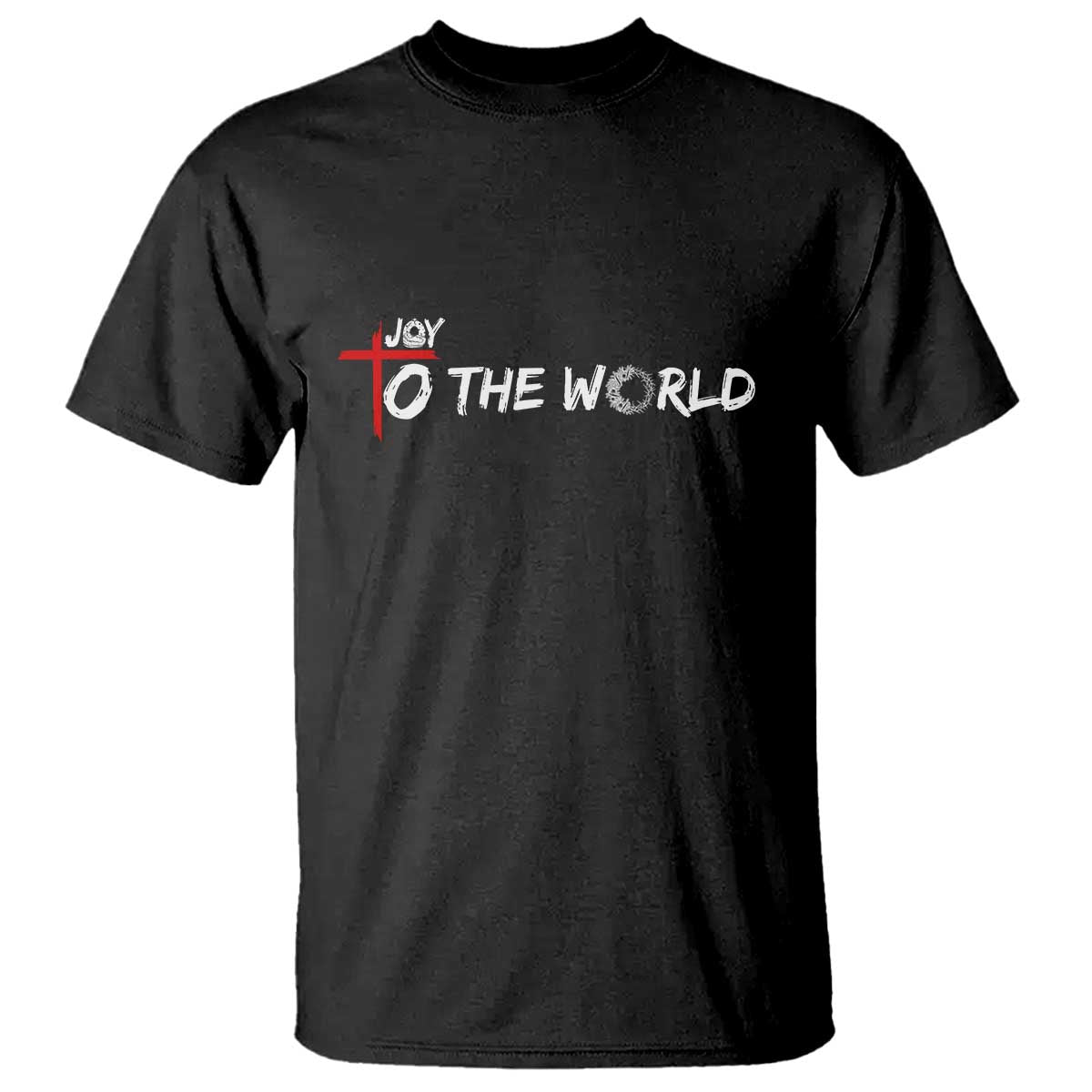 Jesus Christian Christmas T Shirt Joy To The World - Wonder Print Shop