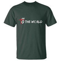 Jesus Christian Christmas T Shirt Joy To The World - Wonder Print Shop