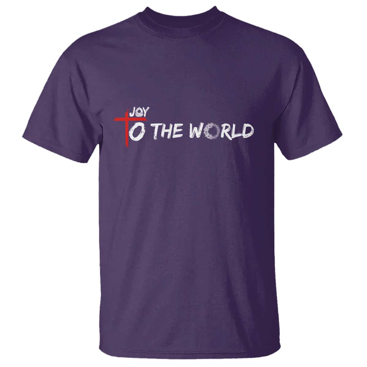 Jesus Christian Christmas T Shirt Joy To The World - Wonder Print Shop